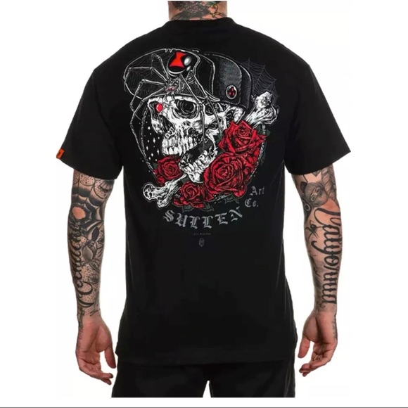 Sullen Men's T-shirt WIDOW MAKER Tattoos Urban Design Premium Quality - Picture 5 of 6